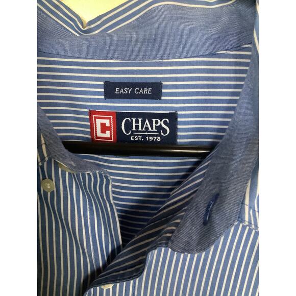 Chaps Dress Shirt size 3X Men Easy Care - Picture 3 of 3